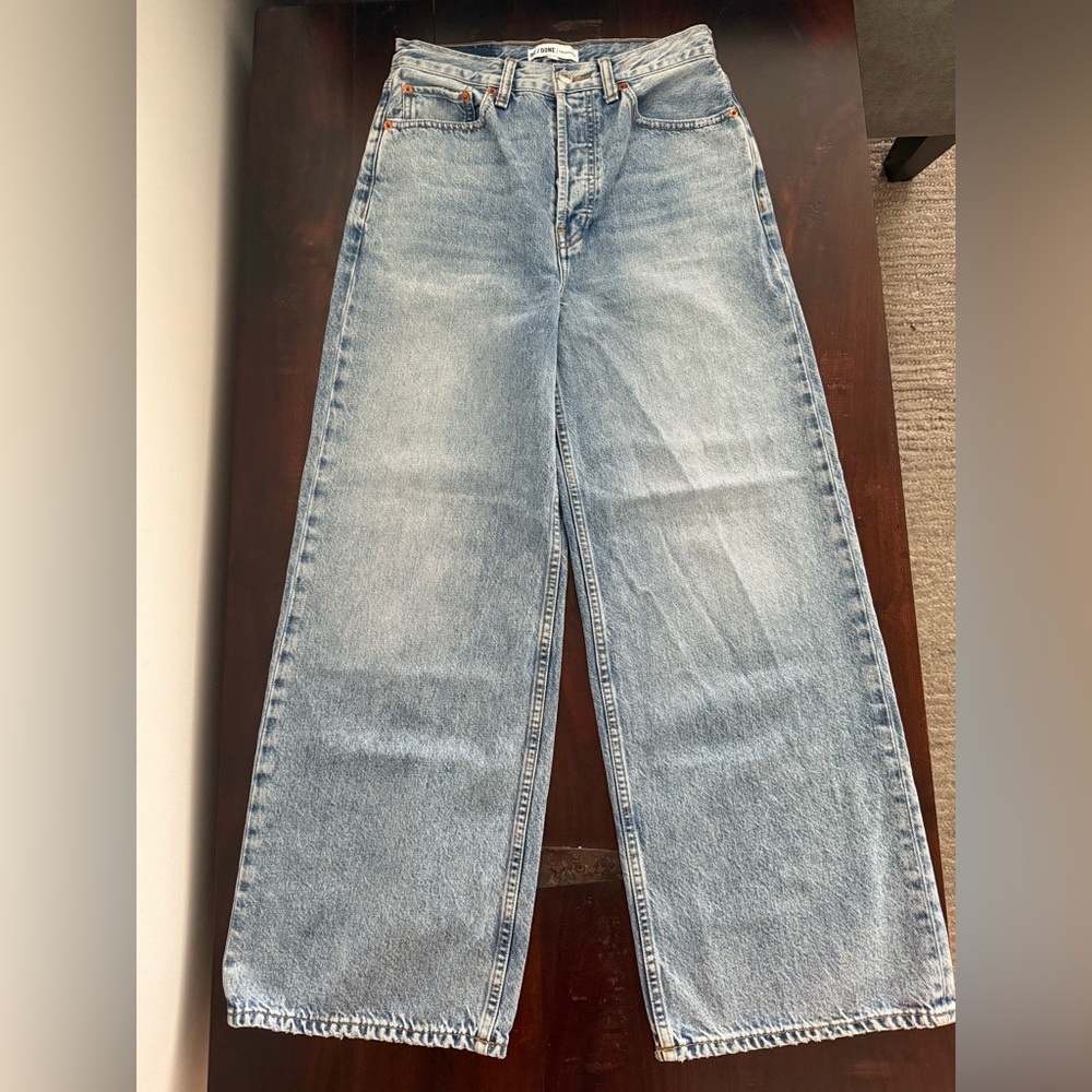 Re/Done Classic Blue Denim Jeans